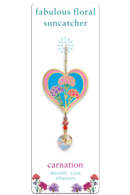 Fabulous Florals Suncatcher Carnation