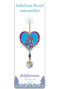 Fabulous Florals Suncatcher Delphinium