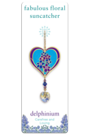 Fabulous Florals Suncatcher Delphinium