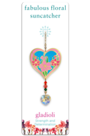 Fabulous Florals Suncatcher Gladioli