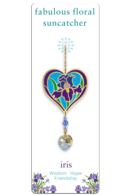 Fabulous Florals Suncatcher Iris