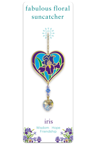 Fabulous Florals Suncatcher Iris
