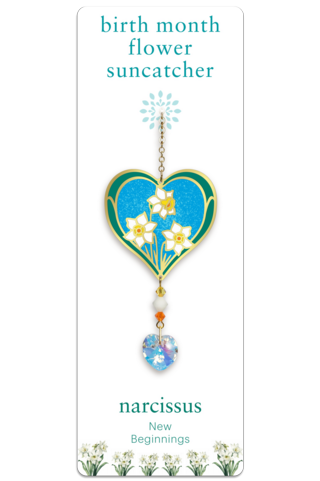 Birthmonth Flower Suncatcher Narcissus