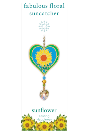 Fabulous Floral Suncatcher Sunflower