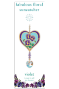 Fabulous Floral Suncatcher Violet