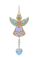Carded Birthstone Celestial Angel - Aurora Borealis