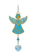 Birthstone Celestial Angel - Blue Zircon