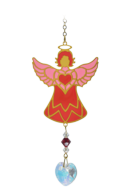 Carded Birthstone Celestial Angel - Garnet