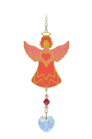 Carded Birthstone Celestial Angel - Ruby
