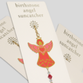 Carded Birthstone Celestial Angel - Ruby