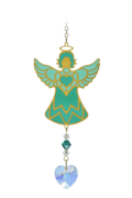 Carded Birthstone Celestial Angel - Emerald
