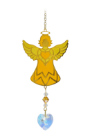 Carded Birthstone Celestial Angel - Topaz