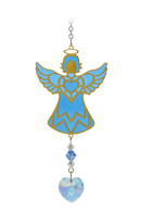 Carded Birthstone Celestial Angel - Sapphire