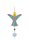 Carded Crystal Dreams Suncatchers - Angel Aurora  -