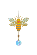Carded Crystal Dreams Bee - Autumn Gold