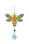 Packaged Crystal Dreams Bee - Rainbow