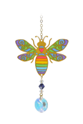 Carded Crystal Dreams Bee - Rainbow