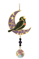 Carded Crystal Dreams Blackbird Moonlight