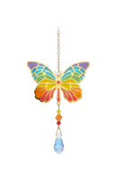 Carded Crystal Dreams Butterfly - Rainbow
