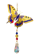 Carded Crystal Dreams Butterfly Swallowtail