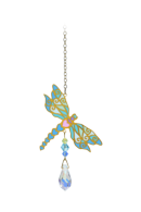 Carded Crystal Dreams Dragonfly - Jade