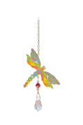 Carded Crystal Dreams Dragonfly - Rainbow