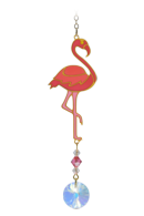 Carded Crystal Dreams Flamingo - Deep Rose