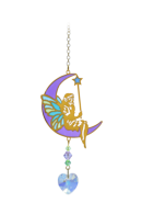 Carded Crystal Dreams Fairy with Wand - Aurora