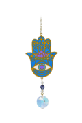 Carded Crystal Dreams Hamsa - Moonlight