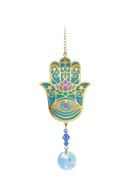 Carded Crystal Dreams Hamsa - Moonlight