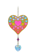 Carded Crystal Dreams Heart of Hearts - Romantic