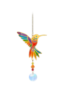 Carded Crystal Dreams Hummingbird - Rainbow