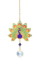 Carded Crystal Dreams Peacock - Jade