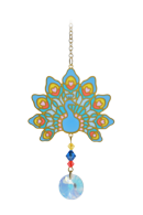 Carded Crystal Dreams Peacock - Majestic