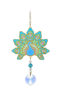 Carded Crystal Dreams Peacock - Teal
