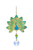 Carded Crystal Dreams Peacock - Teal