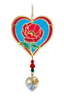Carded Crystal Dreams Poppy - Rose