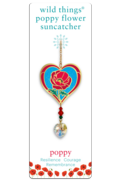 Carded Crystal Dreams Poppy - Rose