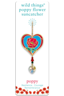 Carded Crystal Dreams Poppy - Rose