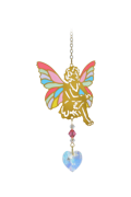 Carded Crystal Dreams Sitting Fairy - Confetti