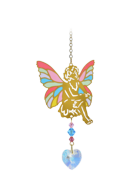 Carded Crystal Dreams Sitting Fairy - Confetti