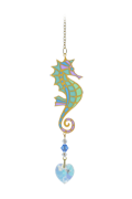 Carded Crystal Dreams Seahorse  - Marine