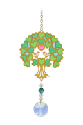 Carded Crystal Dreams Tree of Life - Green