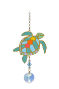 Carded Crystal Dreams Turtle - Marine