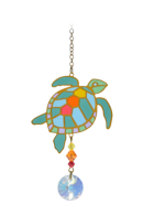 Carded Crystal Dreams Turtle - Marine
