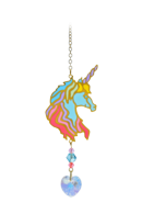 Carded Crystal Dreams Unicorn Head - Confetti