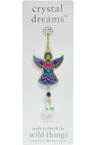 Carded Crystal Dreams Celestial Angel - Moonlight