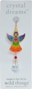 Carded Crystal Dreams Celestial Angel - Rainbow