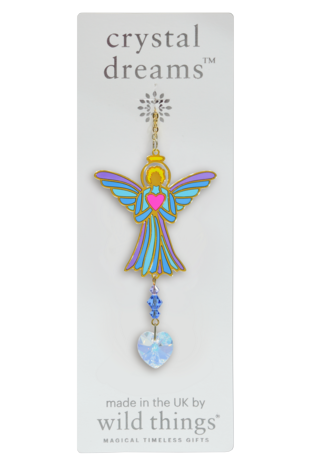 Carded Crystal Dreams Angel - Aurora