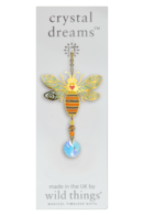 Carded Crystal Dreams Bee - Autumn Gold